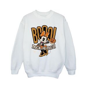Minnie Mouse Girls Boo Sweatshirt / White